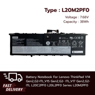 (ส่งฟรีประกัน1ปี)  LENOVOแบตเตอรี่L20M2PF0(ThinkPad V14 Gen2G2-ITLV15 Gen2G2- ITLV17 Gen2G2- ITL L20