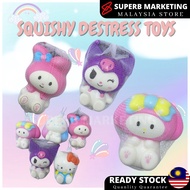 Sanrio Characters Kuromi Squishy Toys Cute for kids destress toys squish toys