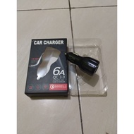 6A saver head 2 usb car charger head 2 usb car charger car charger 2 usb