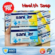 Saniter Antiseptik Hijau Mint/Perang Bar Soap Antibakterial Multi-Pak 60/105g - Aroma Segar