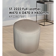 Stool Full Leather PVC Kulit W47cm D47cm H43cm 1 Seater