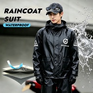 Raincoat Set Men's Raincoat Rainpants Split Transparent Adult Cycling Raincoat Unisex