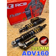 RCB FLOW PRO Series Absorber Honda ADV160 395mm Black Gold Accessories Monoshock Motor Absorber ADV 
