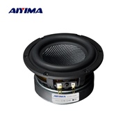 AIYIMA 1Pcs 4 Inch 4/8 Ohm 80W Subwoofer Speaker Unit HIFI Long Stroke Glass Fiber Woofer Speaker De