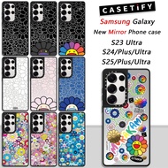 MURAKAMI TAKASHI Smiley Face Casetify Samsung Mirror Phone Case Suitable for Samsung Galaxy S25Ultra