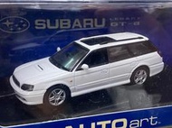 【限量特價】AUTOart Subaru Legacy GTB 白 WAGON 比例 1/43 合金車