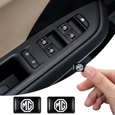 MG Logo 10Pcs 3D Domed Decor Stickers For MG4 EV MG ZS MG5 MG7 MG HS Self‑Adhesive Badge Trim Decal 