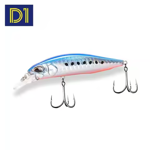 D1 Minnow Fishing Lure 65mm 5g Sinking Freshwater Jerkbait Artificial Hard Wobblers For Pike Bass Fi