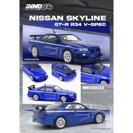 INNO MODELS INNO64 1/64 NISSAN SKYLINE GT-R (R34) V-SPEC TUNED BY MINE'S