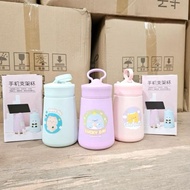 Standing Character Bottle + Standing Glass Bottle Box Mini Glass Bottle Trend Glass Drinking Bottle