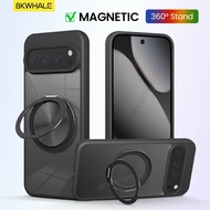 BKWHALE 360° Rotation Magnetic bracket phone case For Google Pixel10 Pro Pixel9 Pro XL Pixel8 Pro Pi