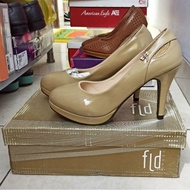 Beige Fladeo Heels (Beige)