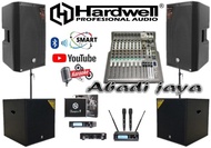 PAKET SOUND SYSTEM HARDWELL CX15PRO 15 INCH 8 CHANNEL 2 SUBWOOFER 15''