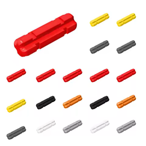 50pcs 32062 Axle 2L Notched DIY Bricks Collections Bulk Modular Toys For Technical MOC Set Buildings