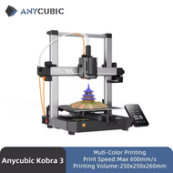 ANYCUBIC Kobra 3 v2 FDM Multi-Color 3D Printer Print inWith Max 600mm/s Printing Speed Build Size 25