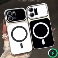 Suitable for Vivo Y35 5G VIVO Y22 VIVO Y22S New printed color+3D pattern magnetic suction ring frost