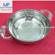 Super Thick 30cm Induction Hob Hot Pot With Glass Lid
