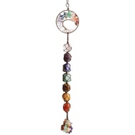 Tree of Life Chakra Stones Healing Crystals Feng Shui Hanging Ornament 7 Chakra Wall Ornaments Medit