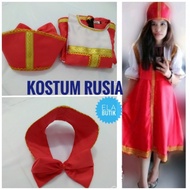 Terlaris Kostum Rusia/Baju Adat Rusia/Kostum Internasional Happy