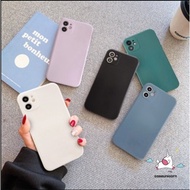 Soft Case Silikon Warna Macaron Polos Untuk iPhone 11 6 6s 8plus 7plus