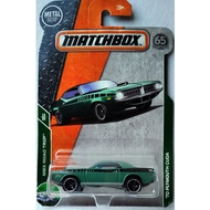 Matchbox 70 Plymouth Cuda 65th Anniversary Card 2018