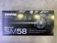 【全新行貨 可用消費券 門市現貨】SHURE SM58 Mic 專業動圈咪 人聲咪 VOCAL MICROPHONE 有線咪