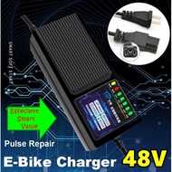 48V 20AH / 60V 20AH / 72V 20AH Digital Display EBike Battery Charger Electric Vehicle Lead Acid Batt