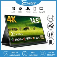 EVICIV【Local delivery】14.5-inch 4K 100%SRGB portable monitor Display color 1.06B(8bit+FRC) Game and 