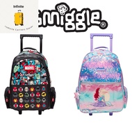 Genuine Disney Australia Smiggle Mermaid Spider-man Tie Rod Backpack Can Carry Large Student  schoolbag Travel Backpack