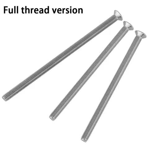 M3 M4 M5 M6 M8 M10 304 Stainless Steel Lengthened Cross Flat Countersunk Head Bolts Extra Long Screw