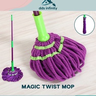 T Floor Mop Tool Squeeze Swivel Mop Magic Twist Mop