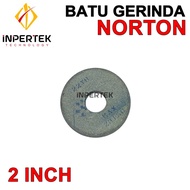 Batu Gerinda 2 Inch NORTON Poles 53 x 10 Mata Asah Grinding Wheel 3"