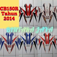 Honda CB150R CB 150R CB 150 R 2014 Striping Sticker