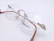 Okkio frameless titanium gold oval eyewear 48mm 冇框鈦金屬眼鏡