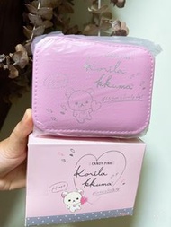 生日禮物 情人節禮物 正品Rilakkuma 輕鬆熊 鬆弛熊 粉紅色旅行飾物盒 收納盒 耳環 頸鏈 手鏈 分格 全新