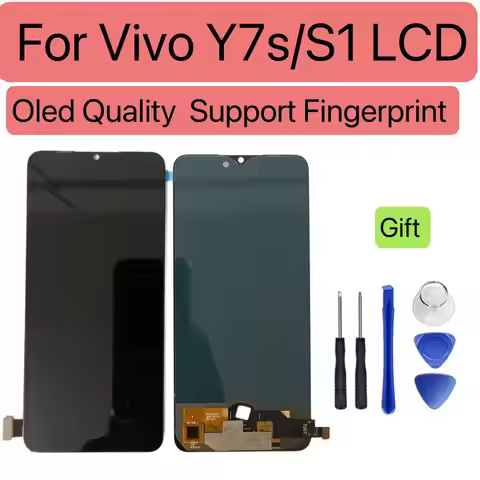 Amoled 6.38 Inch LCD For Vivo S1 Y7S Z5 Y9S IQOO Neo Touch Screen V1907 V1913 V1921 V1945 Digitizer 