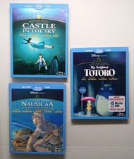 (全新) 宮崎駿 藍光 blu-ray《天空之城》《龍貓》《風之谷》迪士尼 (沒有中文字幕)