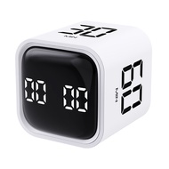 Productivity Cube Timer Gravity Sensor Flipping LED Display 4 Preset Time Dual Modes Time Management