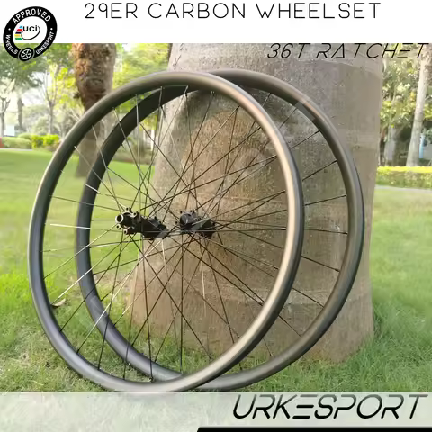 35x20mm/36x23mm 29er MTB Carbon Wheels 36T Ratchet Tubeless UM03D 6 Bolt/Center Lock UCI Approved Mo