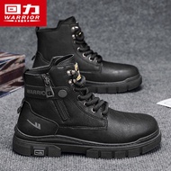 Warrior | Giày Boot Cao Nam Kiểu Cổ Điển Đế Dày