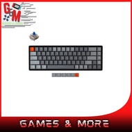 Keychron K6 65% RBG Aluminum Mechanical Keyboard (Wireless) - Gateron Blue - K6-Q2