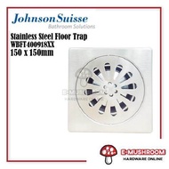 [HOT XSW] Johnson Suisse Stainless Steel Floor Trap With Anti Insect (150x150mm) - WBFT400918XX