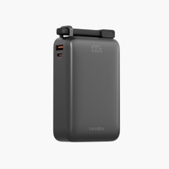 "Energea Compac Ultra 67 20000mAh Powerbank with Built In USB-C Cable PD67W - Gunmetal"