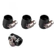 AN4 12mm Aluminium Hose Fittings Clamps 4PCS