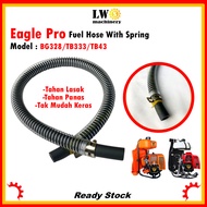 Eagle Pro Fuel Hose Set With Spring & 2 pcs Clip 6mm Paip Minyak Mesin Rumput BG328 TL33 TB33 TL43 T
