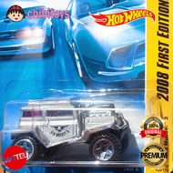 HOTWHEELS BAD MUDDER MUDDERE 2 SILVER 2009 - JEEP OFF ROAD TLC FJ40 OFF ROAD BIG FOOT MONSTER TRUCKS