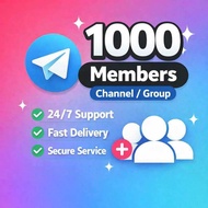 Telegram Channel/Group Member Followers Telegram Anggota Garansi