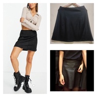 WOMEN'S SHORT Skirt BLACK Skirt, I FEED LOVE by tchibo