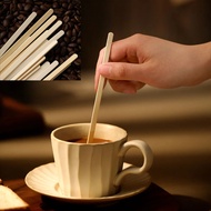 Coffee stirring stick/disposable individual packaging/handheld bamboo stick/milk tea powder honey dr
