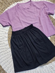RS - Stella One Set - One Set Knit - Setelan Crop Top - Setelan Pendek - Setelan Wanita Kekinian